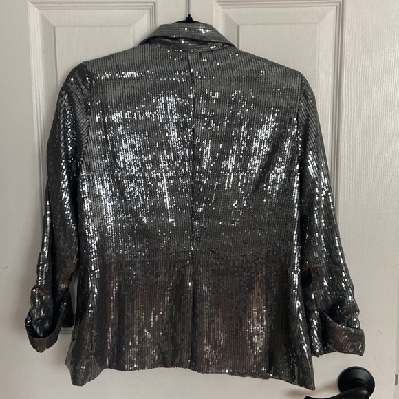 Matty M Silver sequins blazer - Picture 2 of 2